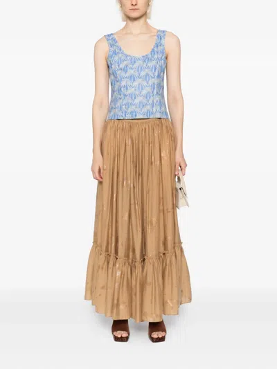 图案印花坦克背心