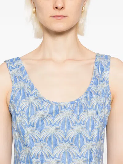 图案印花坦克背心