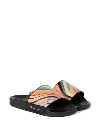 Paul Smith Swirls Nyro Slides In Multi