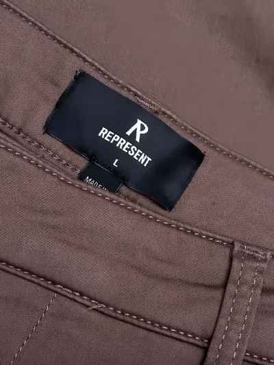 Represent Cargo Flap-pocket Trousers In Brown