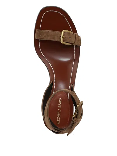 Veronica Beard Elia Ankle Strap Sandal In Black