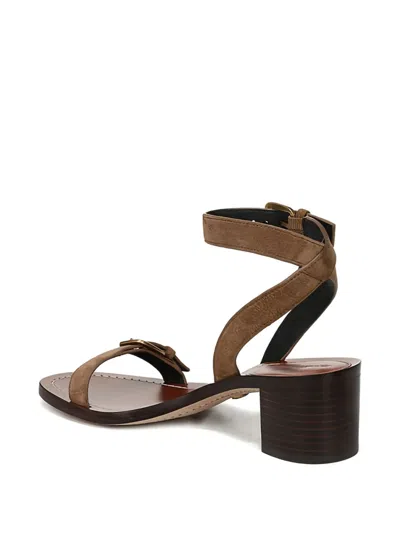 Veronica Beard Elia Ankle Strap Sandal In Black