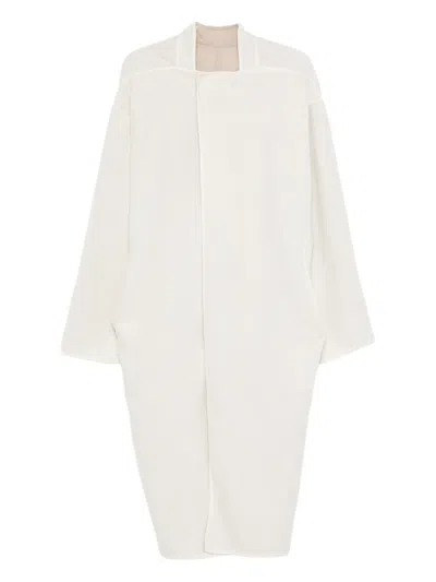 Rick Owens Asymmetric-overlap Jacket In Neutral