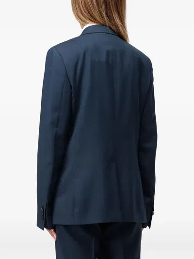 Paul Smith Single-breasted Blazer In Blue