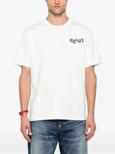 Kenzo Logo Print T-shirt In White