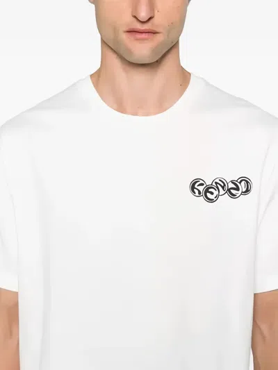 Kenzo Logo Print T-shirt In White