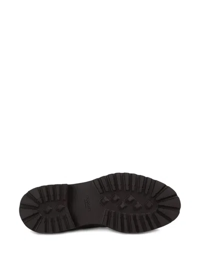 Doucal's Suede Brogue Chelsea Boots In Gray