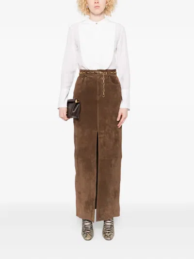 Trame Auree Pleated-panel Shirt In White