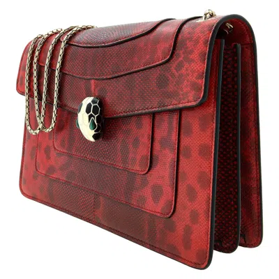 Bvlgari Serpenti Forever Shiny Karung Shoulder Bag