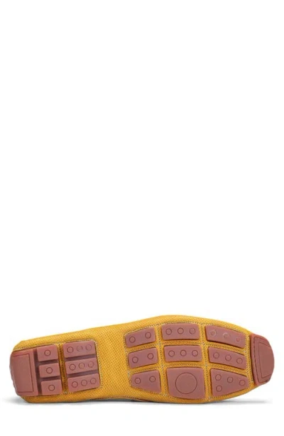 Donald Pliner Dacio Perforated Bit Loafer In Sungold