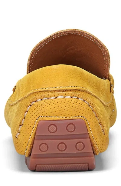 Donald Pliner Dacio Perforated Bit Loafer In Sungold