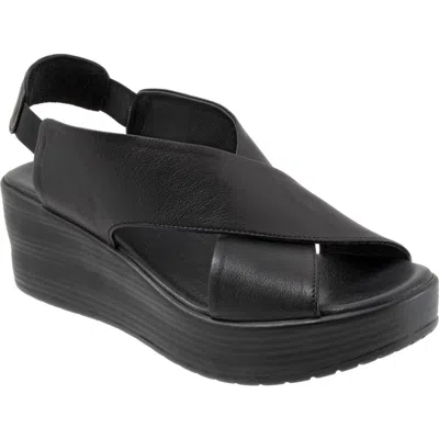 Bueno Naomi Platform Slingback Sandal In Black