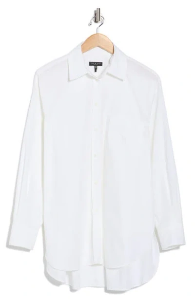 Rag & Bone Maxine Classic Button-front Shirt In Brown