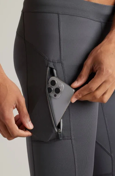 Rhone Elevation Compression Tights In Gray