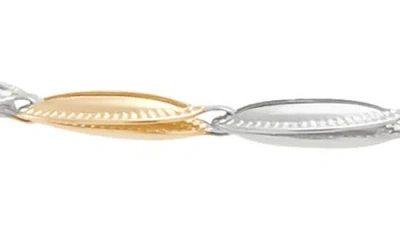 Frankie & Zoe Open Oval Link Bracelet In Multi