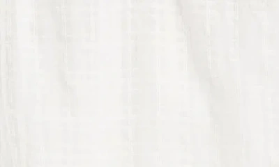 Max Studio Flutter Sleeve Crochet Top In White