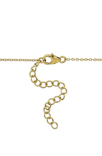 Delmar Created Pink Sapphire Chain Bracelet In Gold