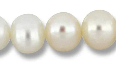 Delmar 5-5.5mm Cultured Freshwater Pearl Bracelet In Metallic