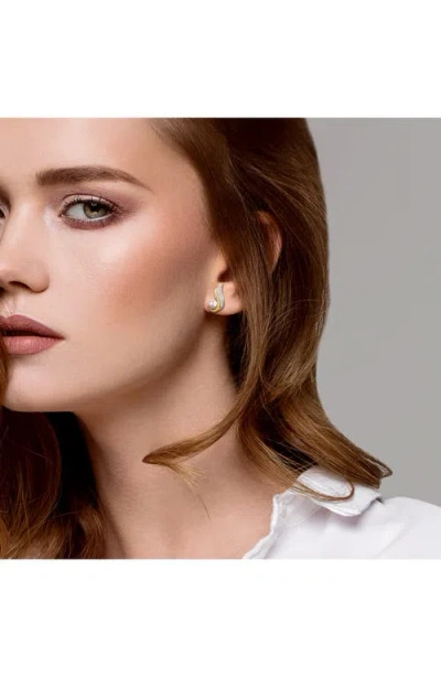 Delmar 6-6.5mm Cultured Freshwater Pearl Stud Earrings In Gold