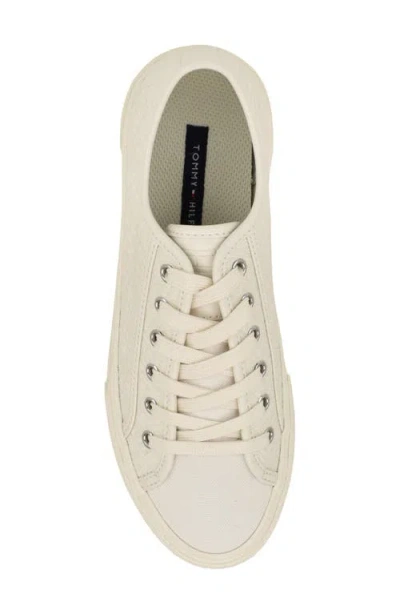 Tommy Hilfiger Women's Aquila Lace Up Sneakers In White