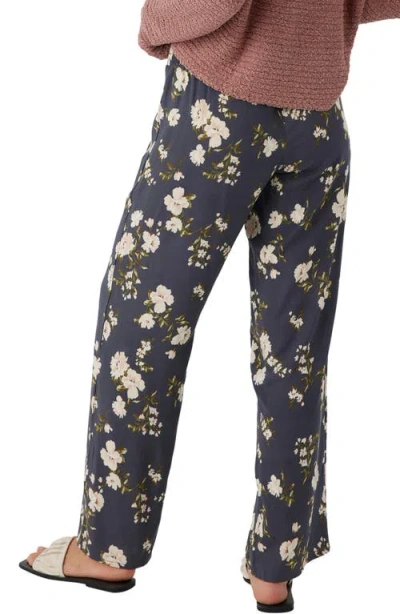 O'neill Juniors' Jonie Kendra Floral Pull-on Pants In Blue