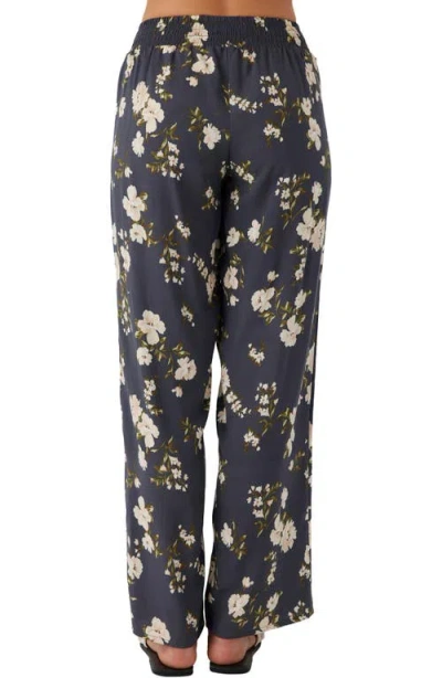 O'neill Juniors' Jonie Kendra Floral Pull-on Pants In Blue