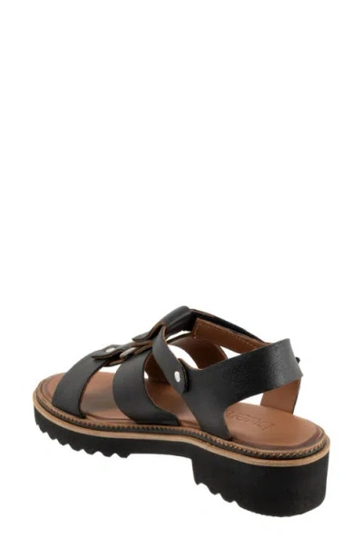 Bueno Athena Strappy Sandal In Black