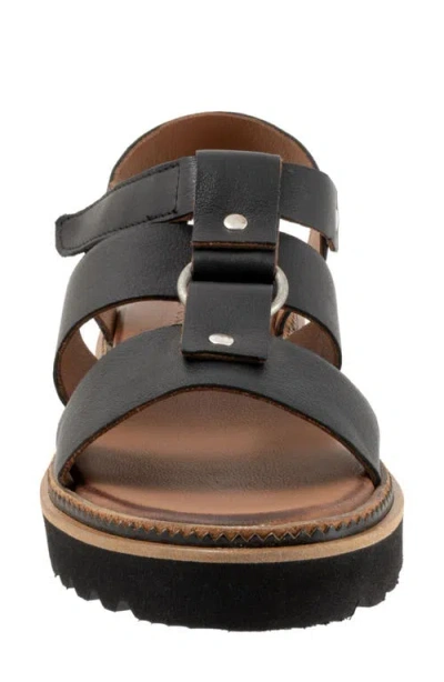 Bueno Athena Strappy Sandal In Black