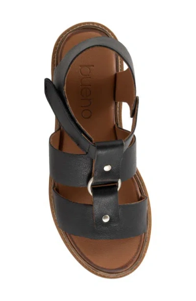 Bueno Athena Strappy Sandal In Black
