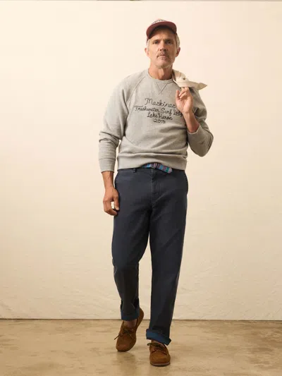 Faherty High Standard Fleece Graphic Crewneck T-shirt In Multi