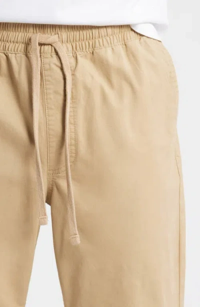 Vans Range Relaxed Drawstring Pants In Brown