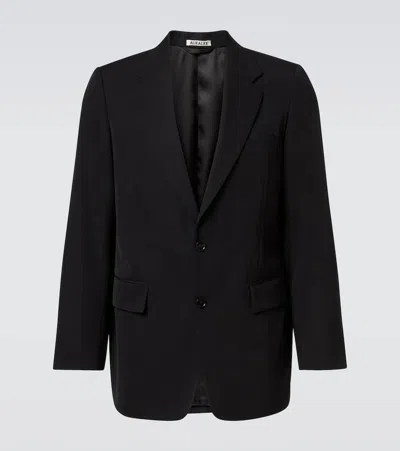 羊毛华达呢西装式外套