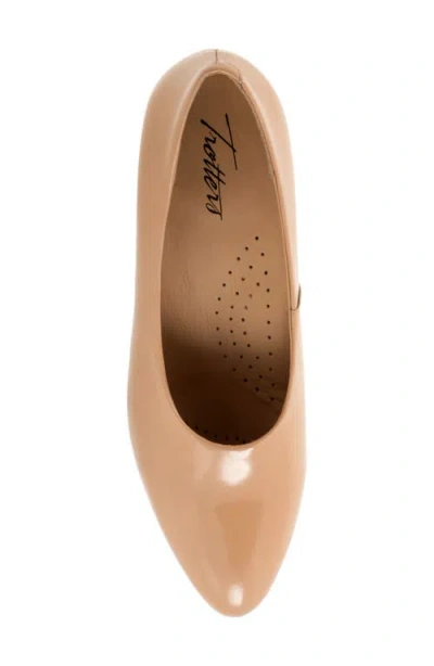 Trotters Kimber Kitten Heel Pump In Brown