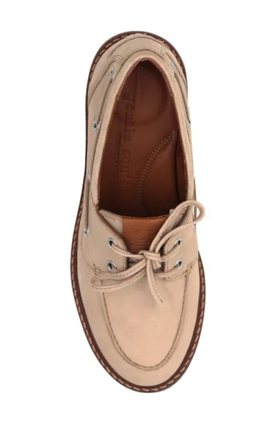 Gentle Souls Women's Brigly Lug Round Toe Boat Shoes In Neutral