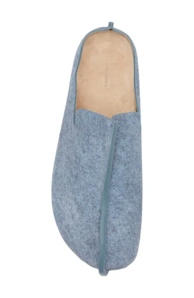 Jw Anderson Platform Suede Clogs In Blue