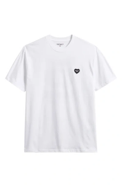 Carhartt Heart Ii Hartt T-shirt In White