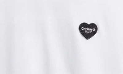Carhartt Heart Ii Hartt T-shirt In White