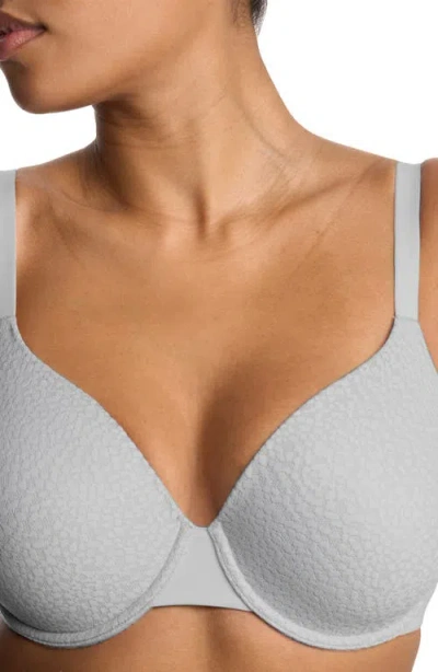 Natori Comfort Evolution Full Fit Memory Foam Convertible Bra In Gray