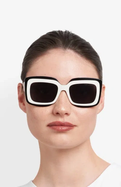Marc Jacobs 54mm Rectangular Sunglasses In Black