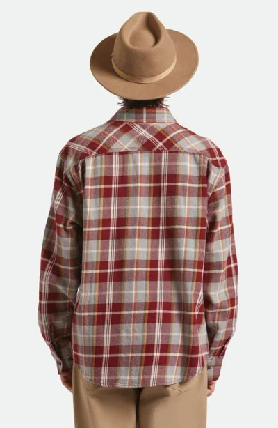 Brixton Messer Packable Wool Fedora In Brown