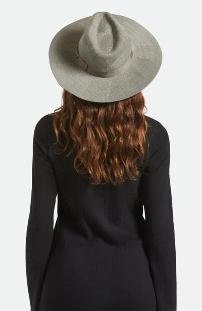 Brixton Lyons Packable Fedora In Gray