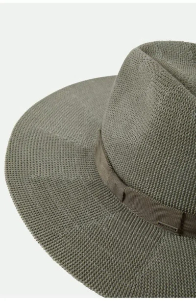 Brixton Lyons Packable Fedora In Gray