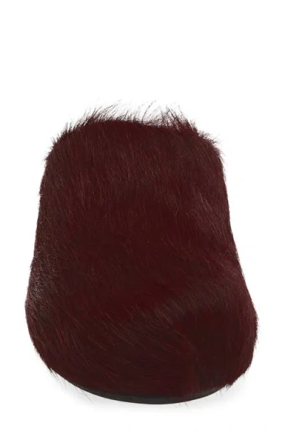 Marni Colorful Calf Hair Slip-on Shoes In Brown