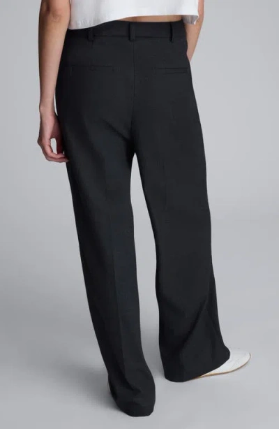 Kenneth Cole Women's Flannel Wide-leg Pant In Black