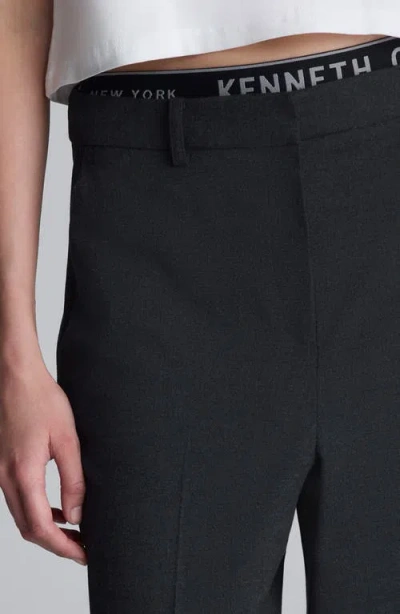 Kenneth Cole Women's Flannel Wide-leg Pant In Black