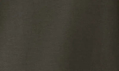 Eileen Fisher Cozy Brushed Terry Hug Round Neck Box-top In Green