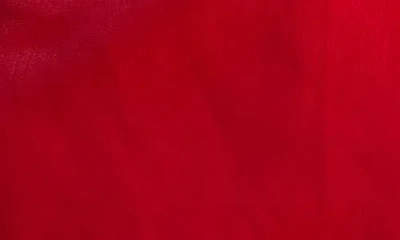 Alice And Olivia Toni Vegan Leather Asymmetrical Pleated Skirt Perfect Ruby