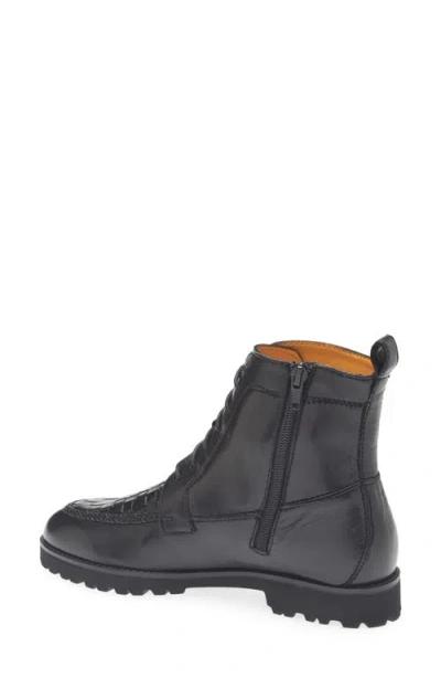 Robert Zur Bryn Lace-up Boot In Black