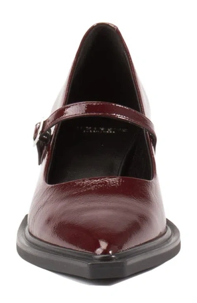 Vagabond Shoemakers Vivian Pointed Toe Mary Jane Pump In Red