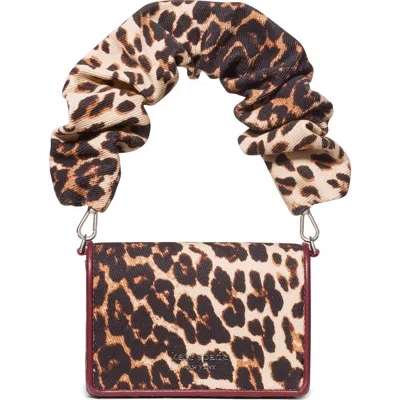Kate Spade New York Natasha Downtown Leopard Fabric Top Handle Bag In Animal Print